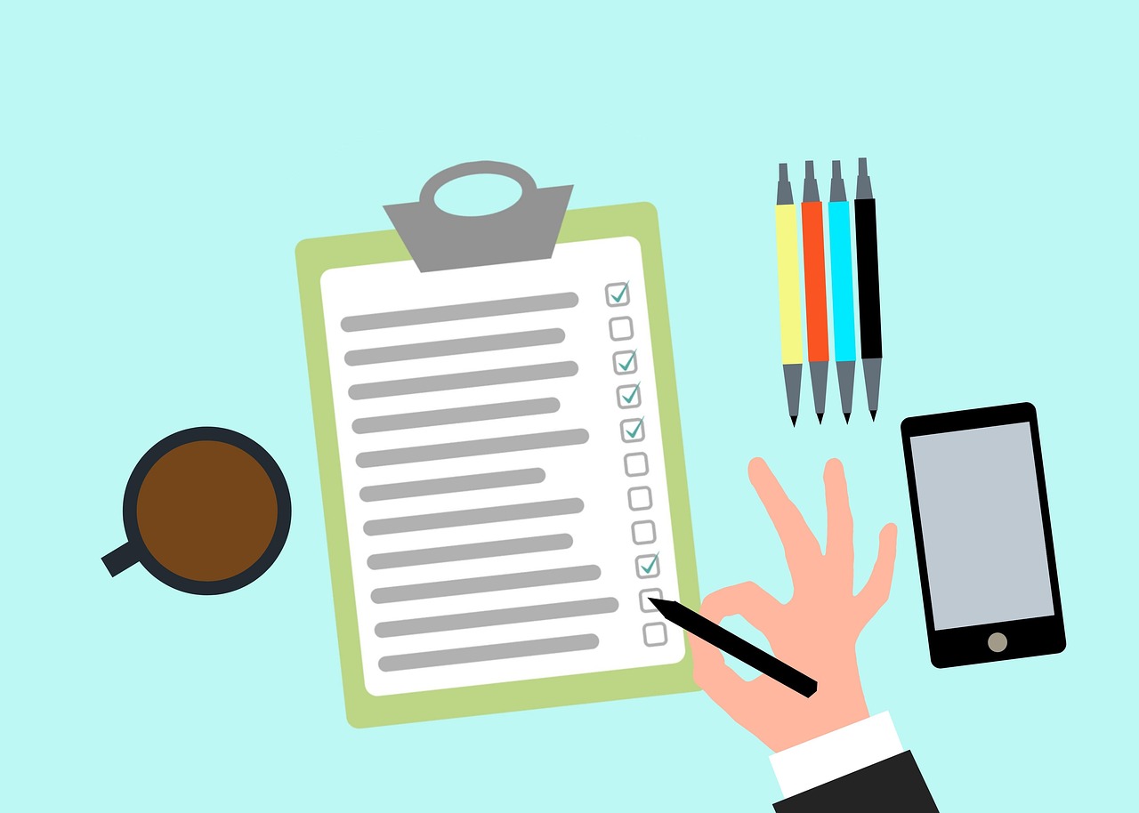 Простой чек-лист действий